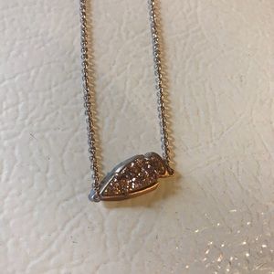 Kendra Scott Rose Gold Arrowhead pendant necklace